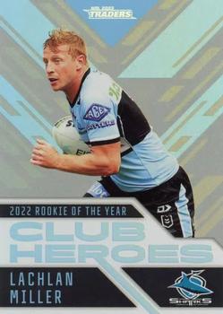 2023 NRL Traders Titanium - Club Heroes Silver #CHS08 Lachlan Miller Front